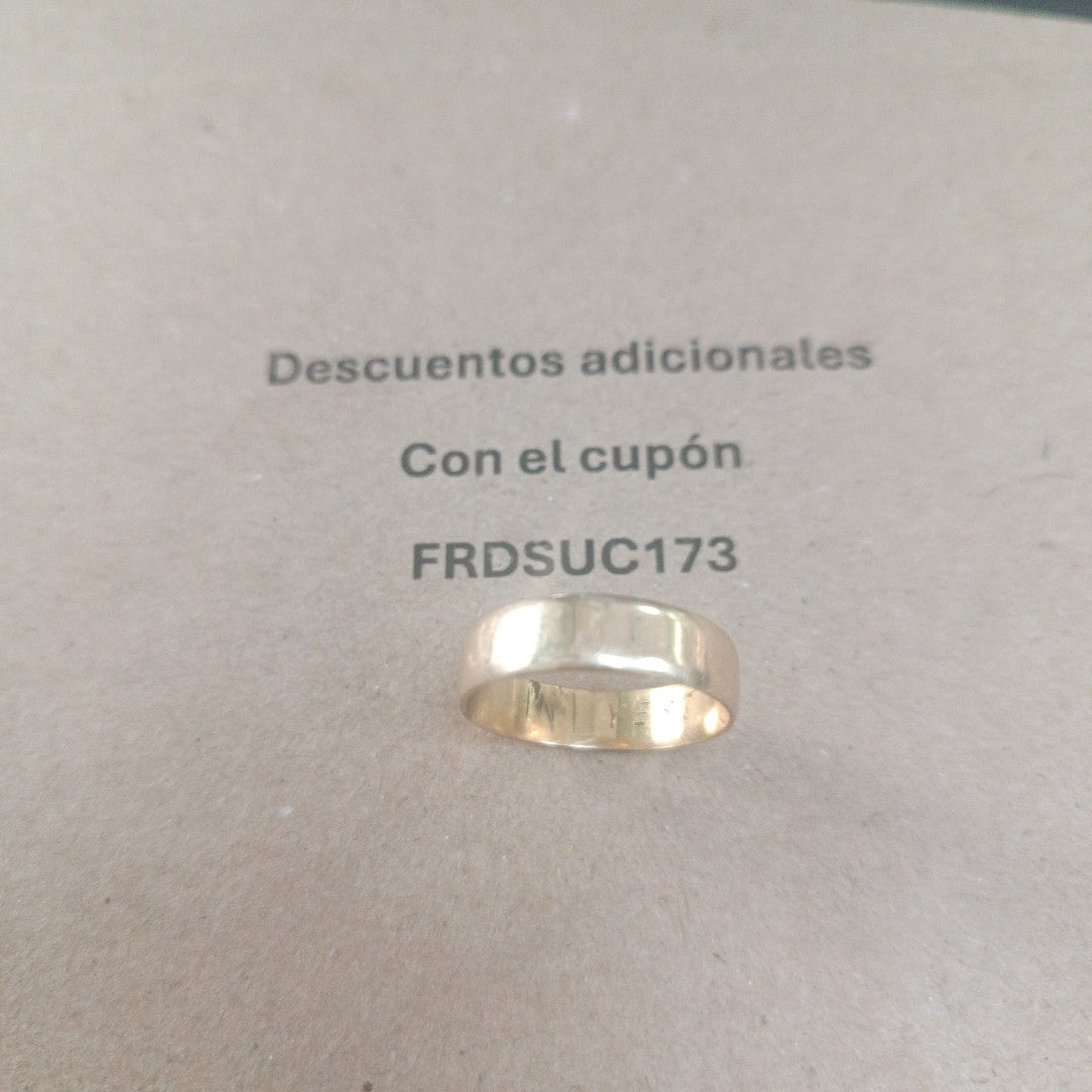 ARGOLLA ORO 10 K 3.7 GRMS (SEMINUEVO)