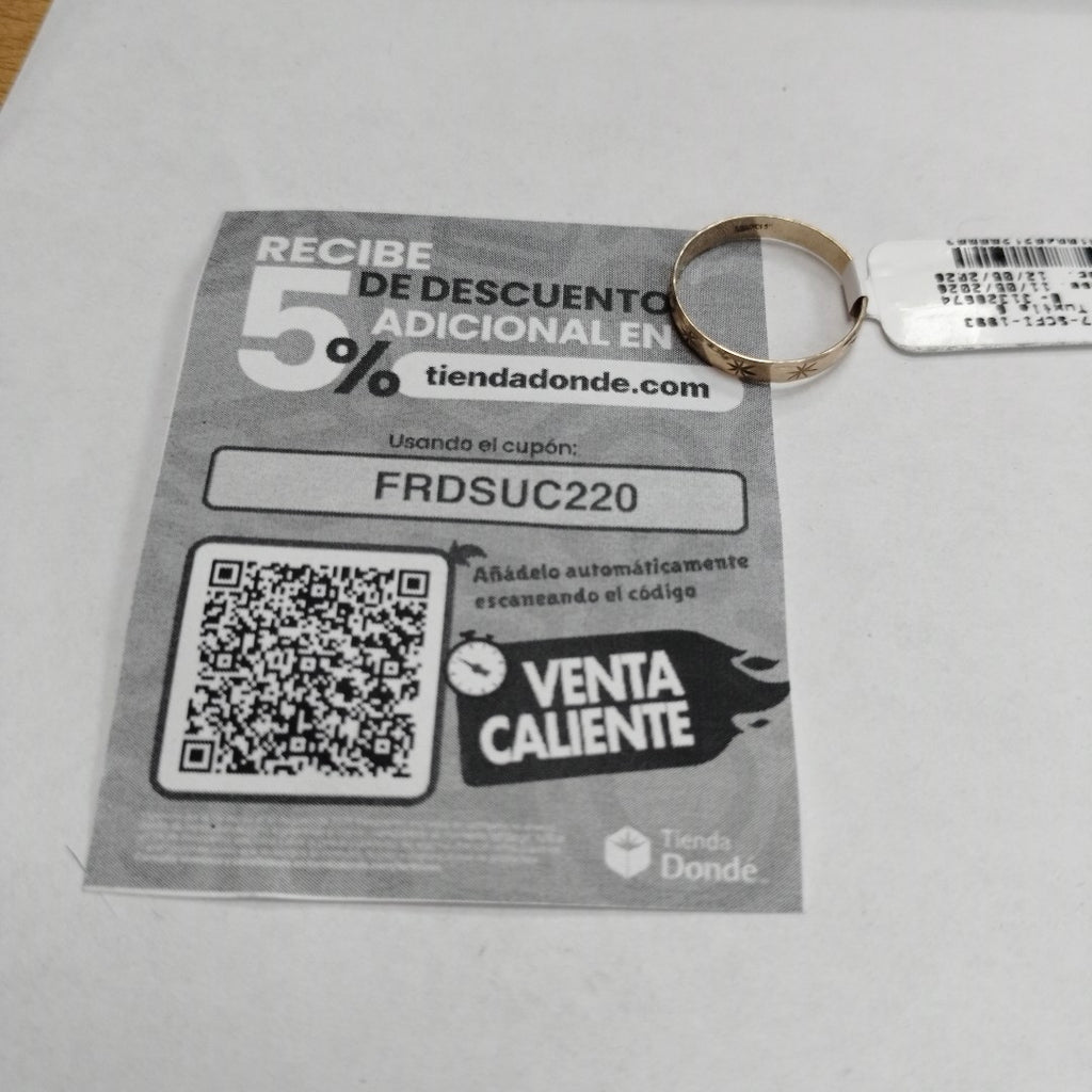 ARGOLLA ORO 8 K 0.9 GRMS (SEMINUEVO)