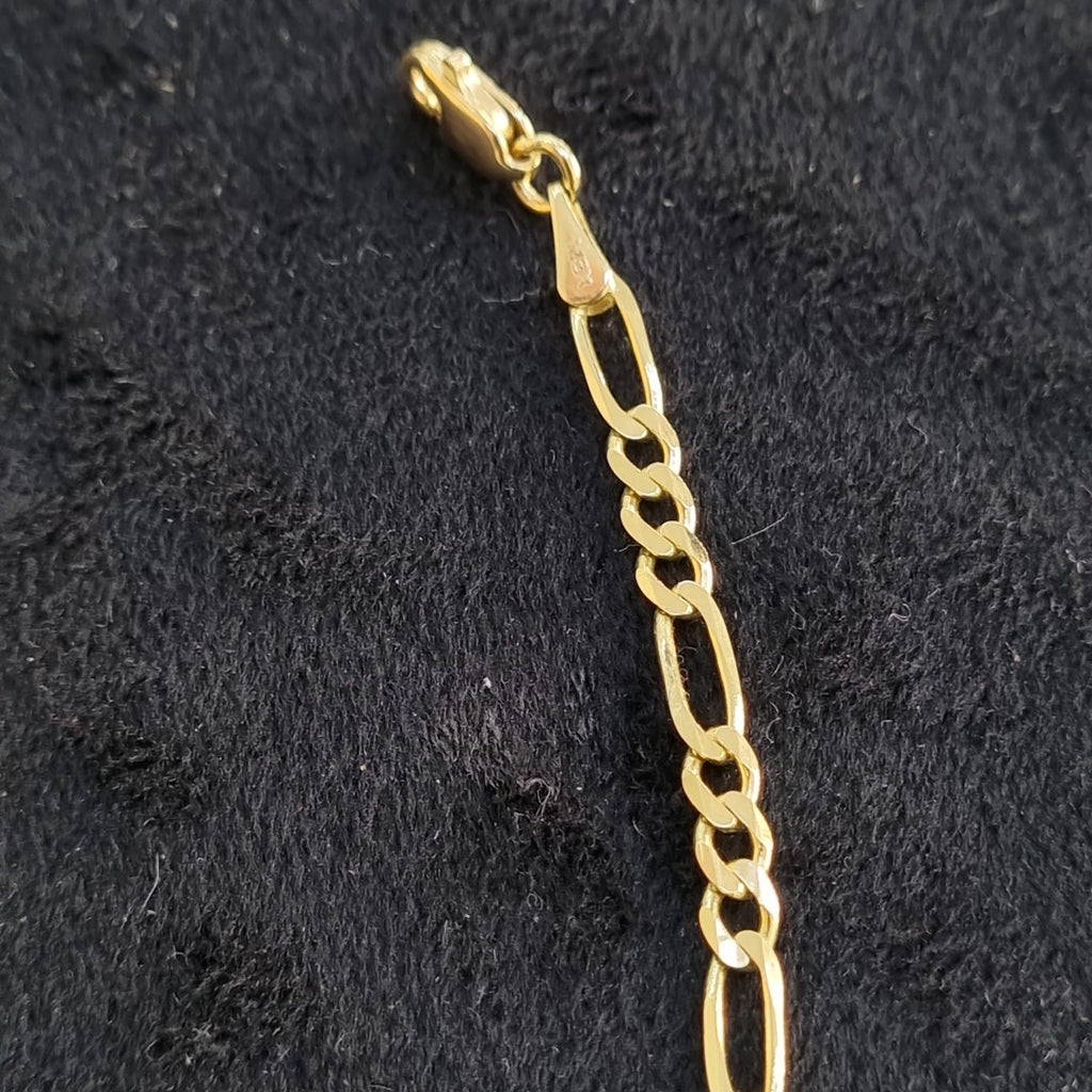 PULSERAS 3X1 ORO 14K 21 CM 3.3 GR (NUEVO)