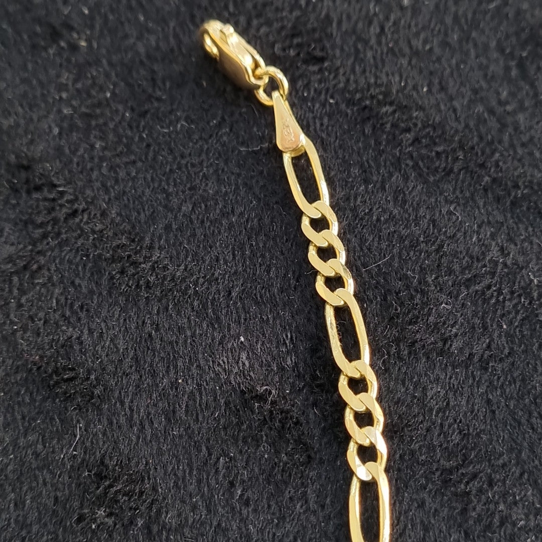 PULSERAS 3X1 ORO 14K 21 CM 3.3 GR (NUEVO)