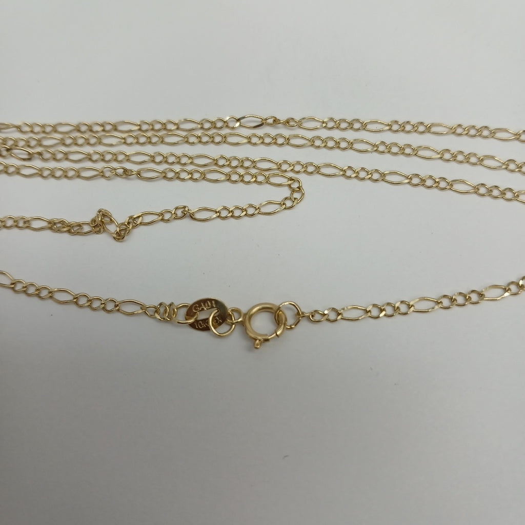 CADENAS TEJIDO ESLABONES ORO 10K 60 CM 2.4 GR (NUEVO)