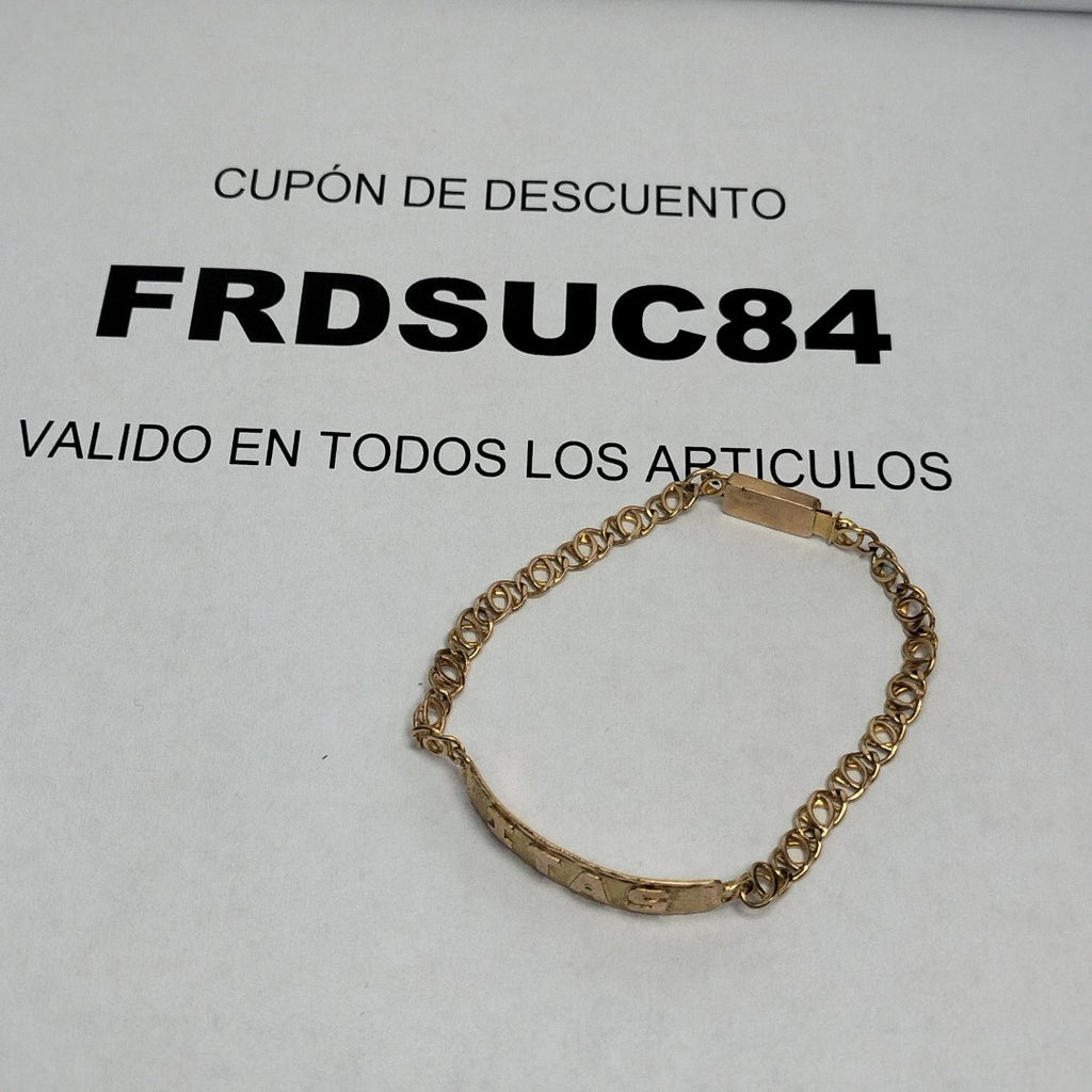 ESCLAVA ORO 10 K 4.9 GRMS (SEMINUEVO)