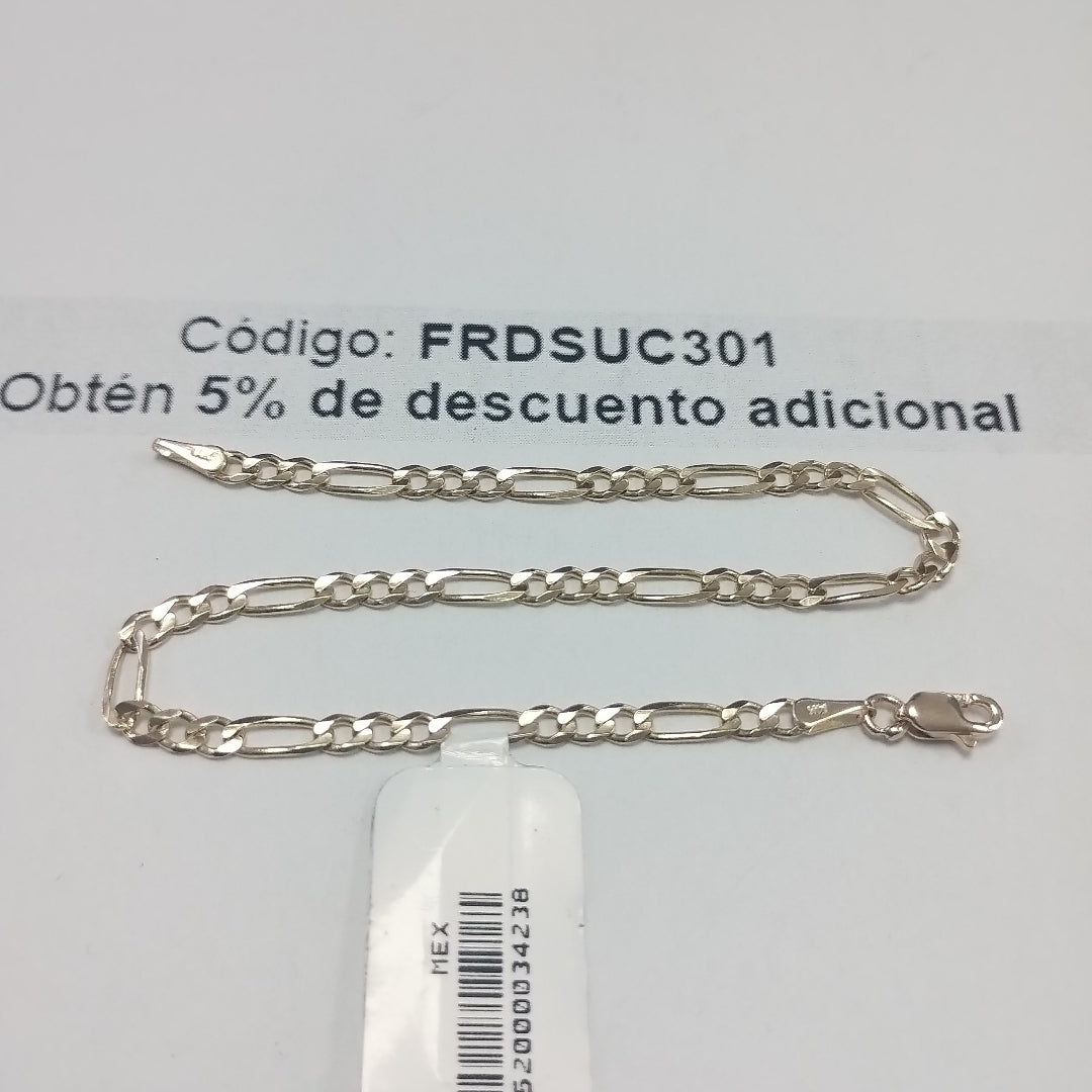 PULSERAS 3X1 ORO 14K 21 CM 3.3 GR (NUEVO)