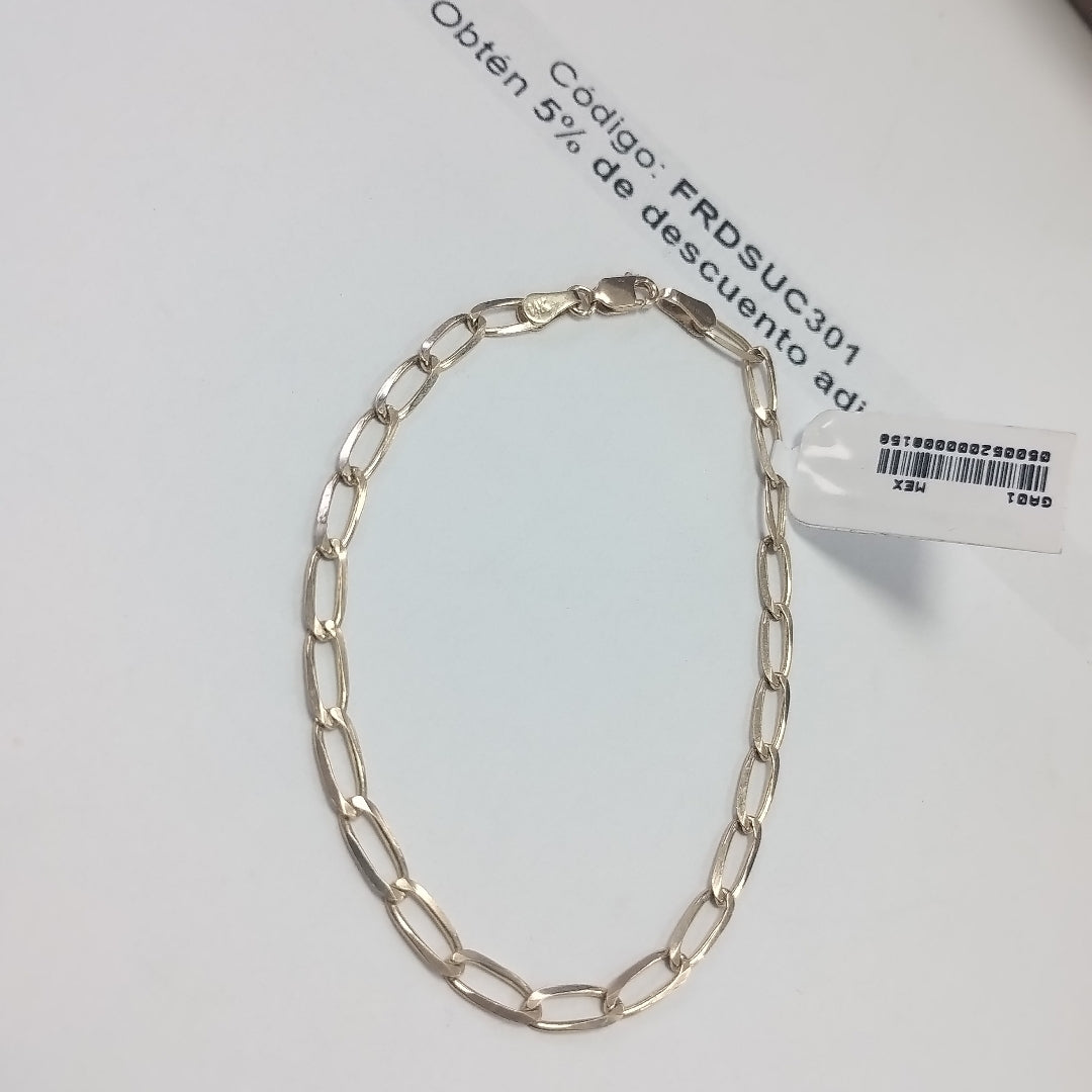 PULSERA TEJIDO ESLABONES 4.6G 21 CM (NUEVO)
