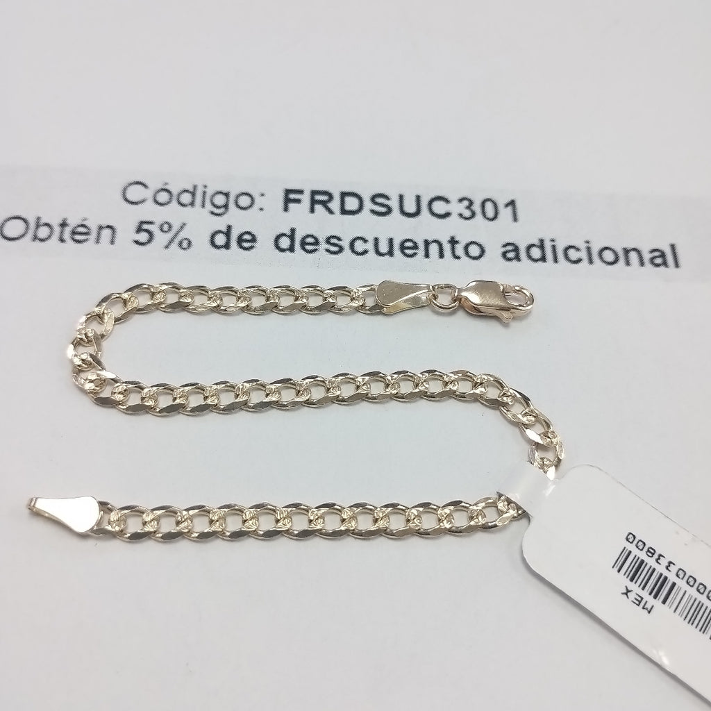 PULSERAS BARBADA ORO 14K 18 CM 4.6 GR (NUEVO)