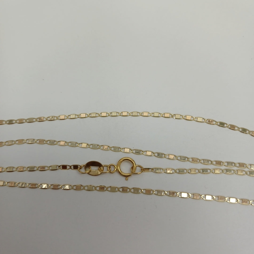 CADENAS GUCHI ORO 14K 55 CM 2 GR (NUEVO)