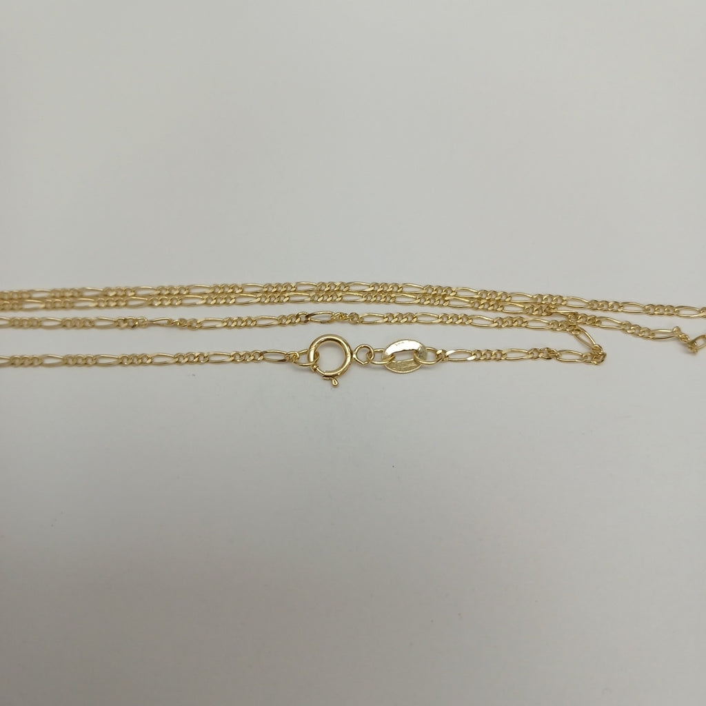 CADENAS TEJIDO 3X1 ORO 14K 55 CM 2.6 GR (NUEVO)