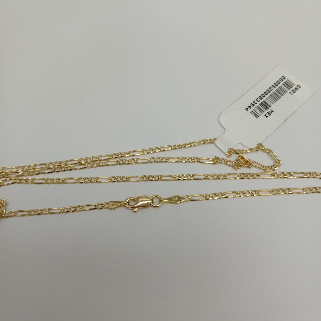 CADENAS 3X1 ORO 14K 55 CM 3.7 GR (NUEVO)