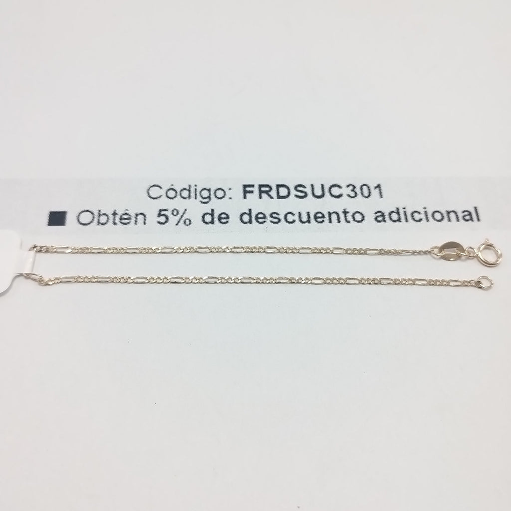 PULSERAS TEJIDO 3X1 ORO 14K 21 CM 1 GR (NUEVO)
