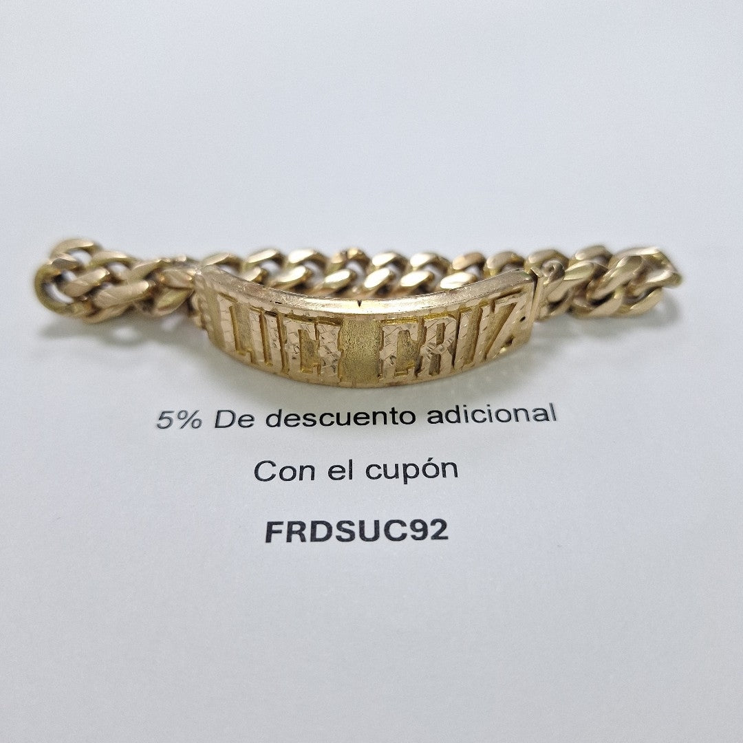 ESCLAVA ORO 10 K 36,90 GRMS (SEMINUEVO)