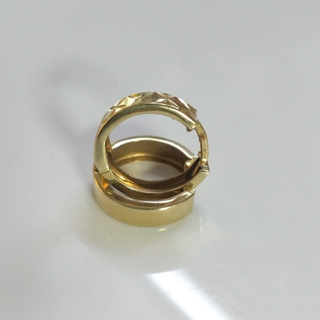 ARRACADAS PAR ORO 10 K 1.5 GRMS (SEMINUEVO)