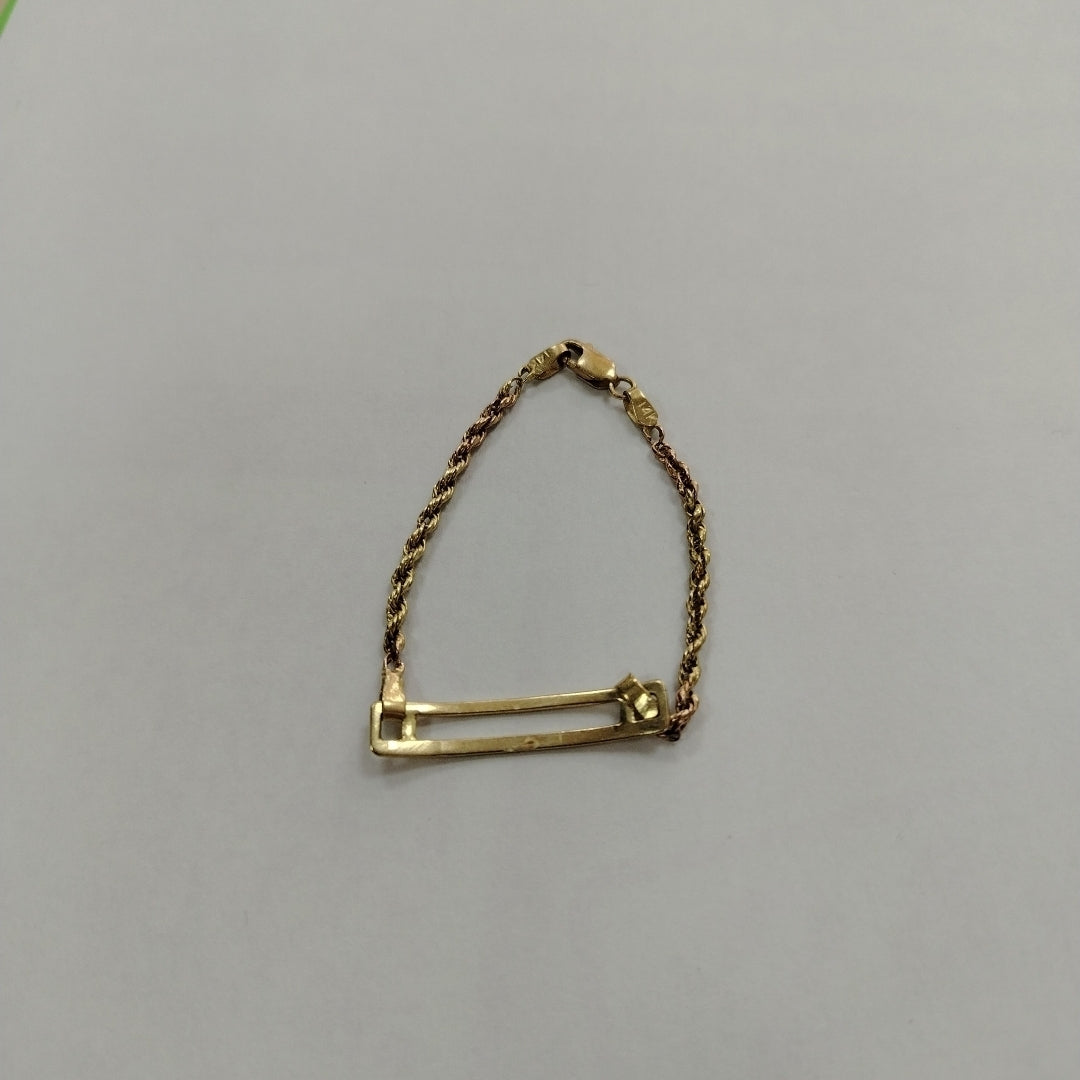ESCLAVA ORO,ORO COMBINADO 14 K 3,70 GRMS (SEMINUEVO)