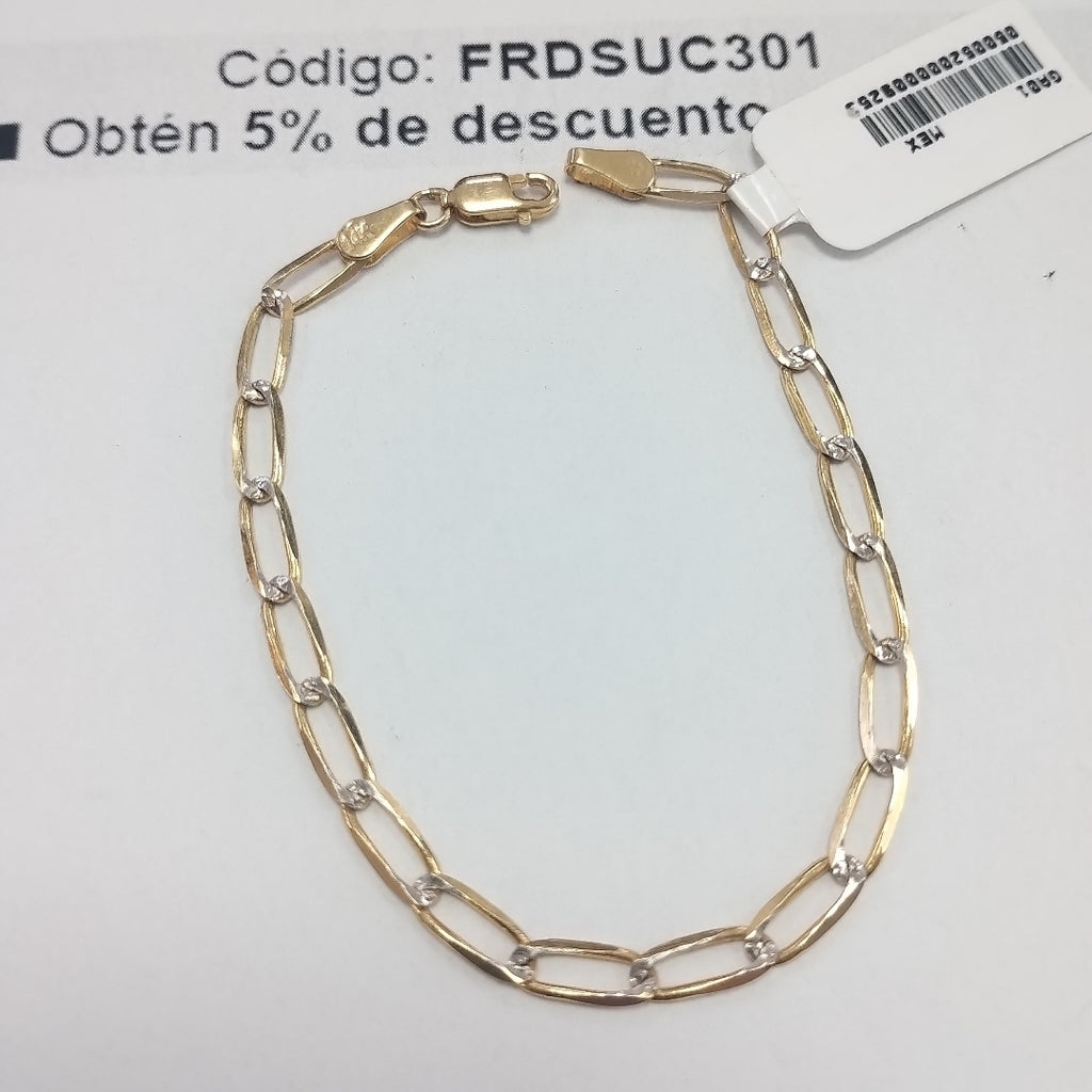 PULSERA TEJIDO ESLABONES 3.8G 18 CM (NUEVO)