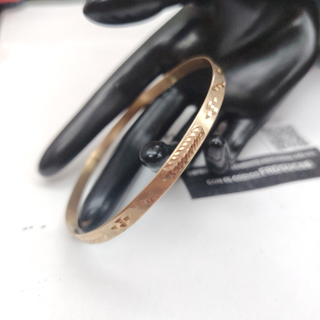 PULSERA RIGIDA ORO 10 K 7,60 GRMS (SEMINUEVO)