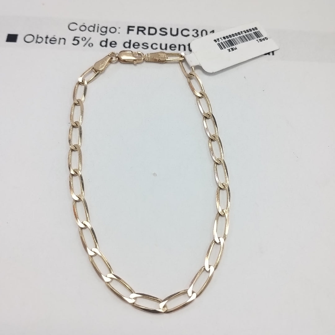 PULSERA TEJIDO ESLABONES 4.5G 21 CM (NUEVO)