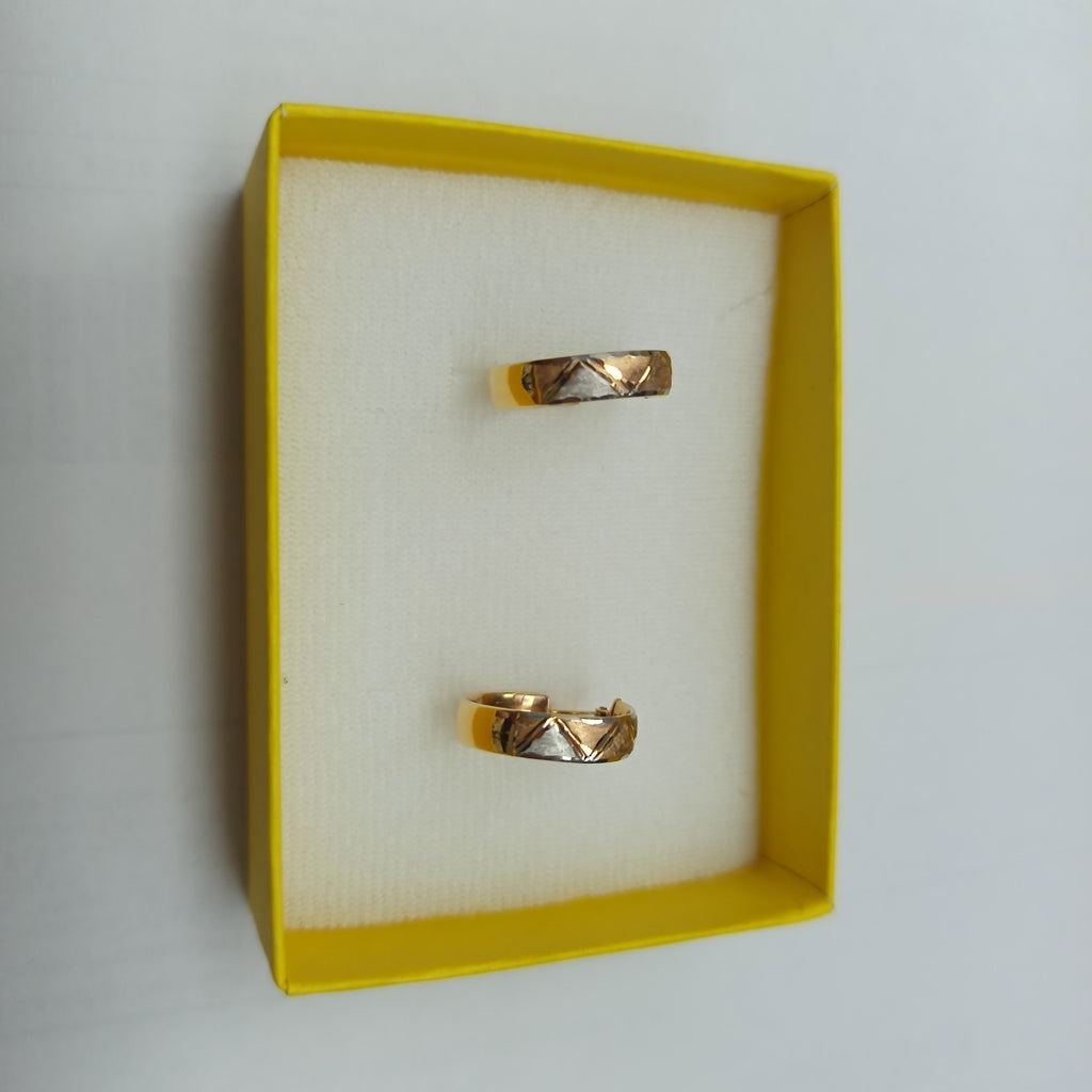 ARRACADAS PAR ORO, RODIADO 14 K 2.1 GRMS (SEMINUEVO)