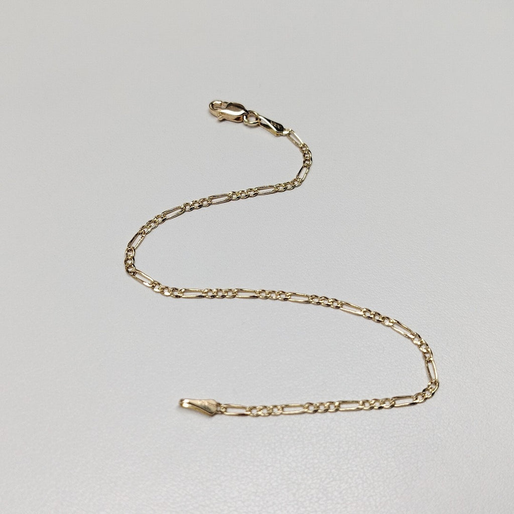 PULSERAS 3X1 ORO 14K 18 CM 1.5 GR (NUEVO)