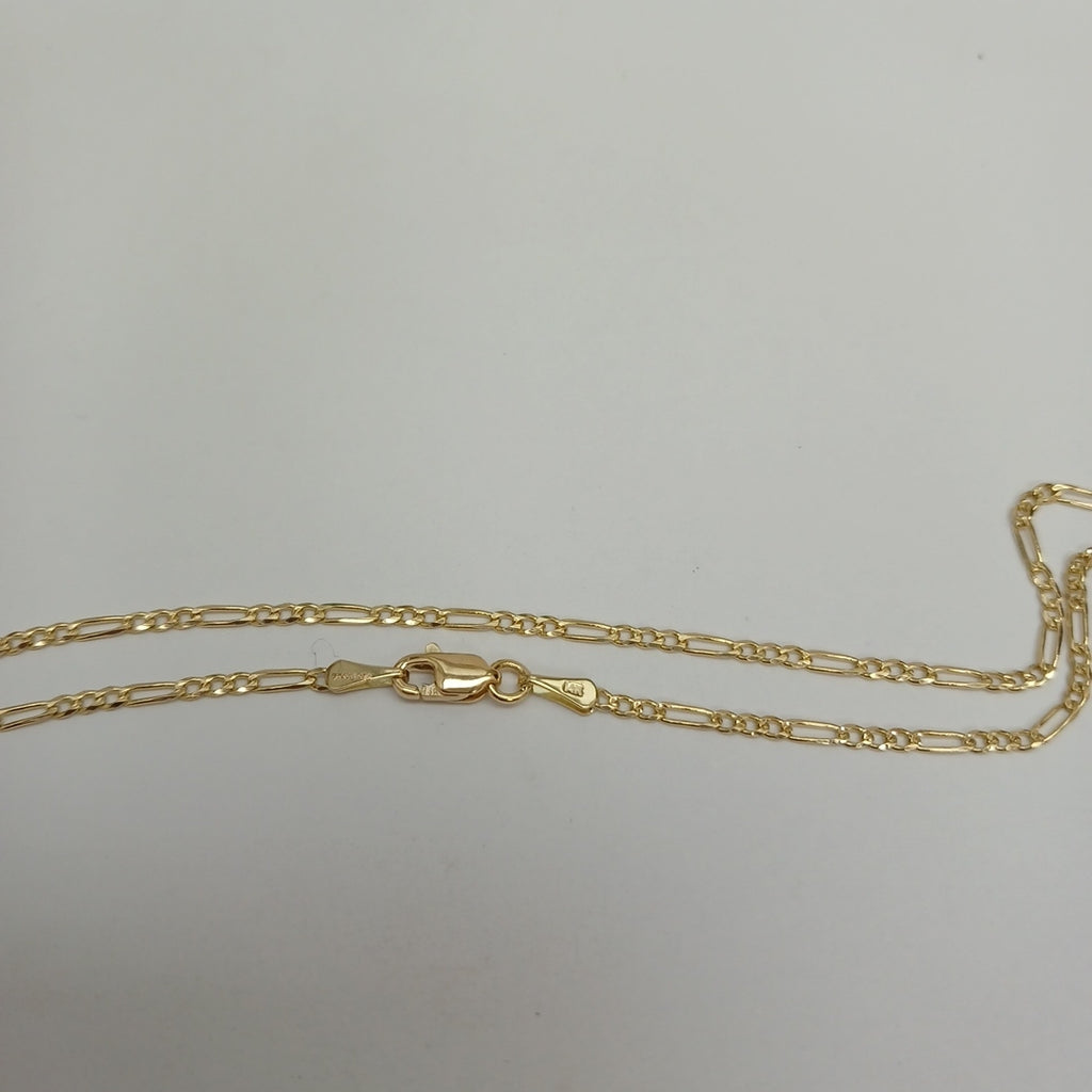 CADENAS 3X1 ORO 14K 55 CM 3.8 GR (NUEVO)