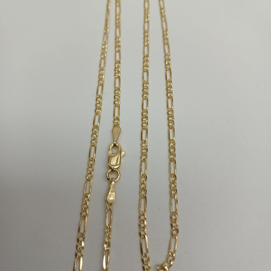 CADENAS 3X1 ORO 14K 55 CM 3.9 GR (NUEVO)