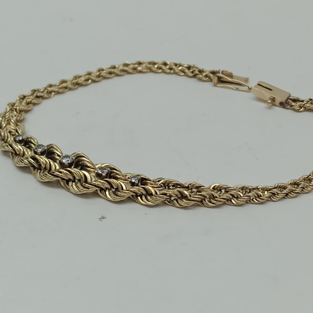PULSERA ORO 14 K 8.6 GRMS (SEMINUEVO)