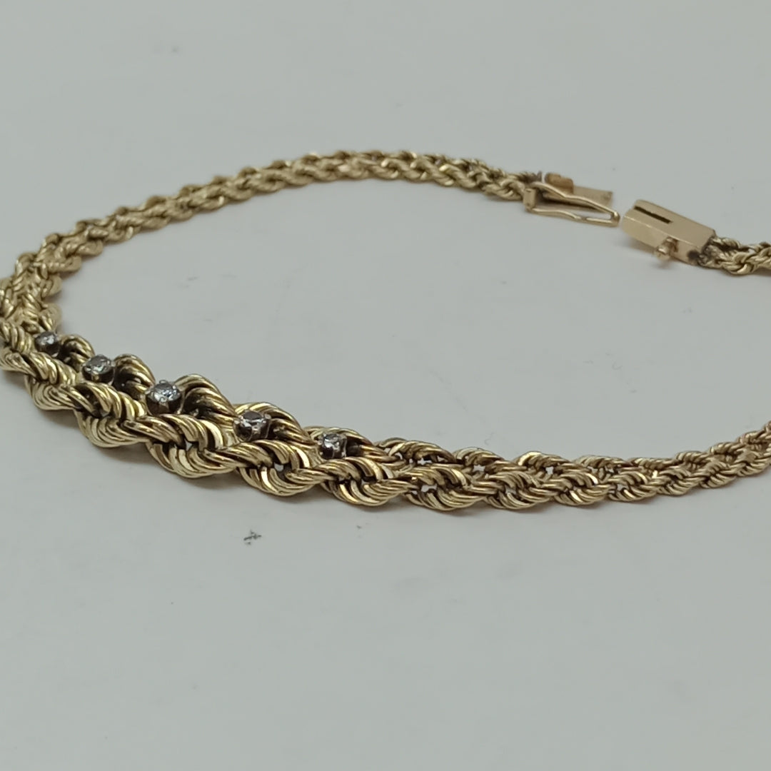 PULSERA ORO 14 K 8.6 GRMS (SEMINUEVO)