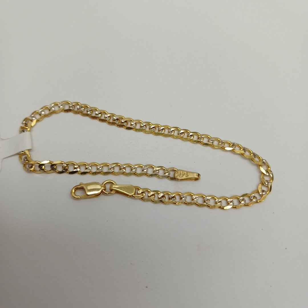 PULSERA BARBADA RODIO 3.1G 18 CM (NUEVO)