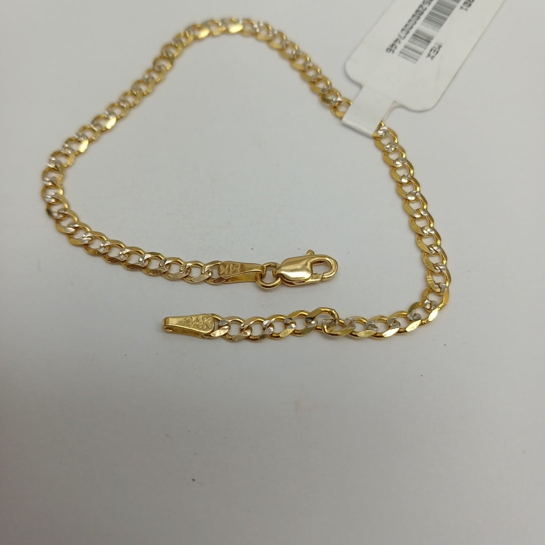 PULSERA BARBADA RODIO 3.2G 18 CM (NUEVO)