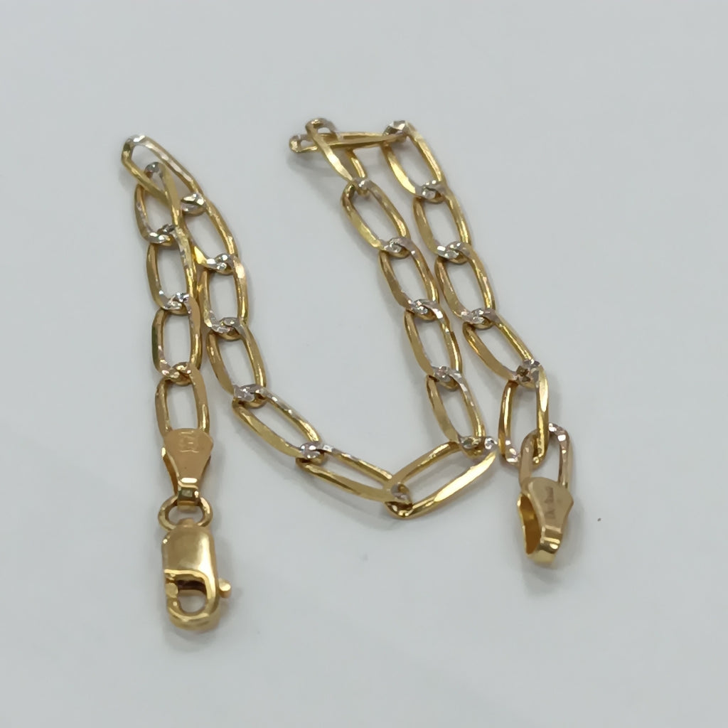 PULSERA TEJIDO ESLABONES 4.6G 21 CM (NUEVO)