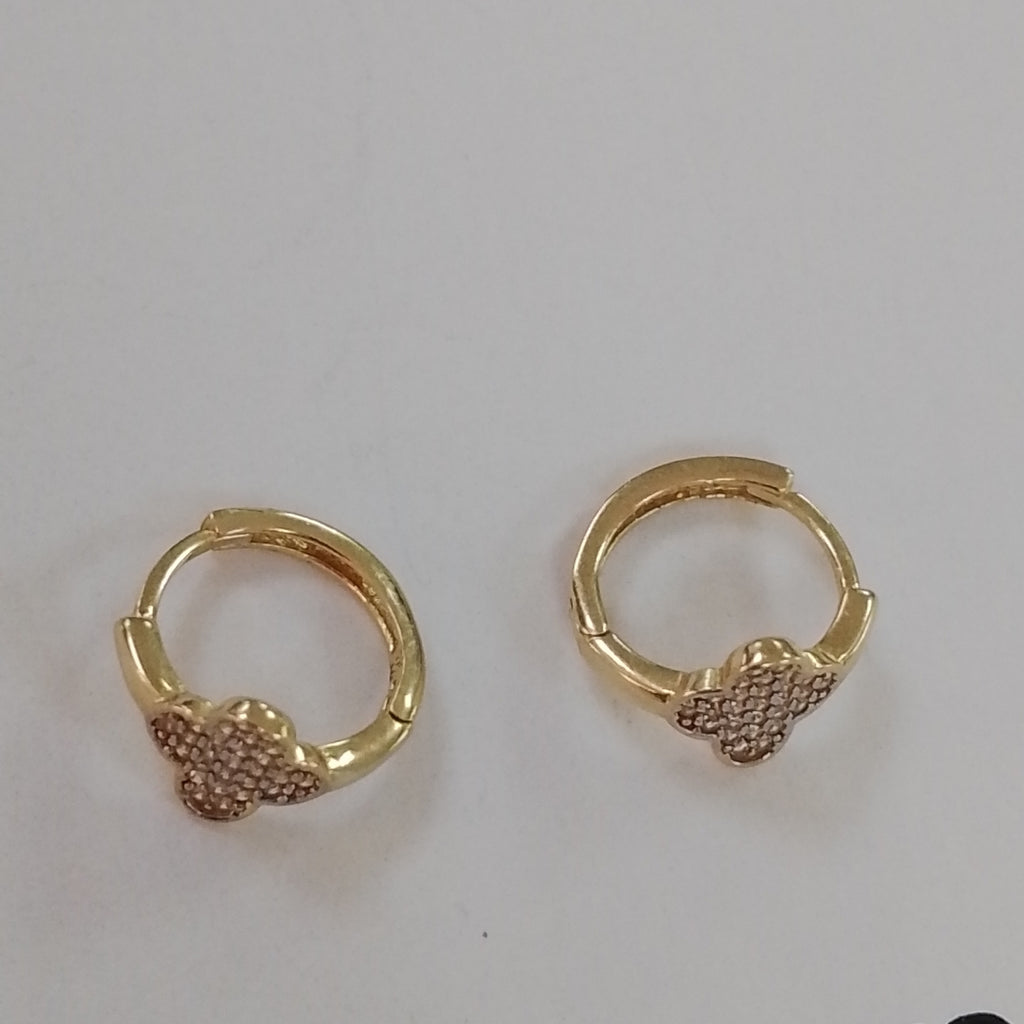 ARRACADAS PAR ORO 14 K 1.7 GRMS (SEMINUEVO)