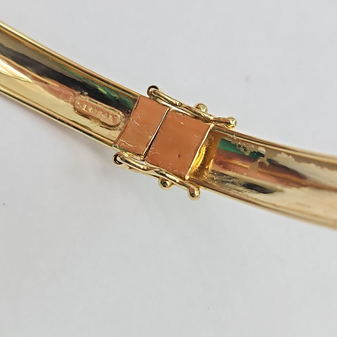 PULSERA RIGIDA ORO 14 K 6,00 GRMS (SEMINUEVO)