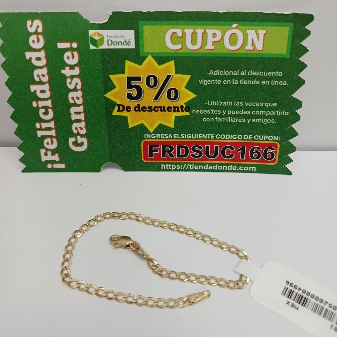 PULSERA BARBADA 2G 18 CM (NUEVO)