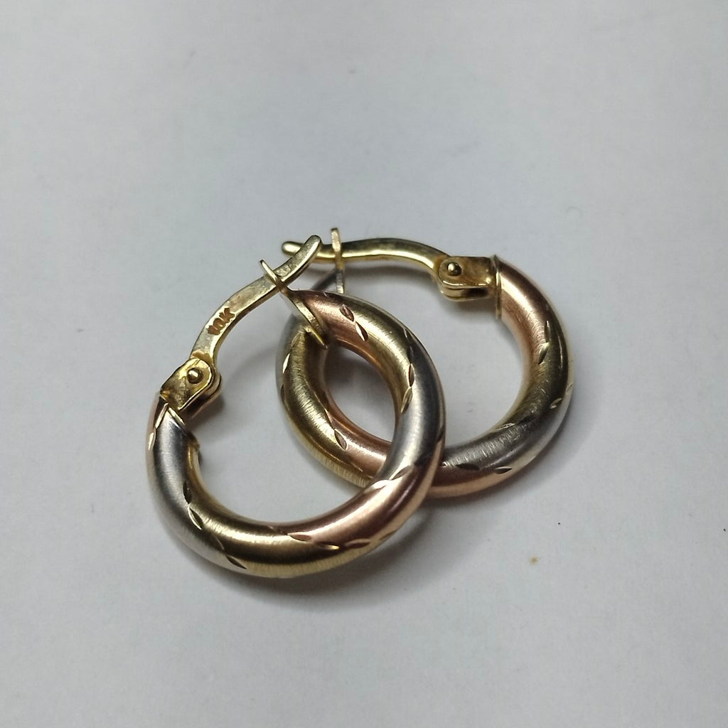 ARRACADAS PAR ORO 10 K 1.6 GRMS (SEMINUEVO)