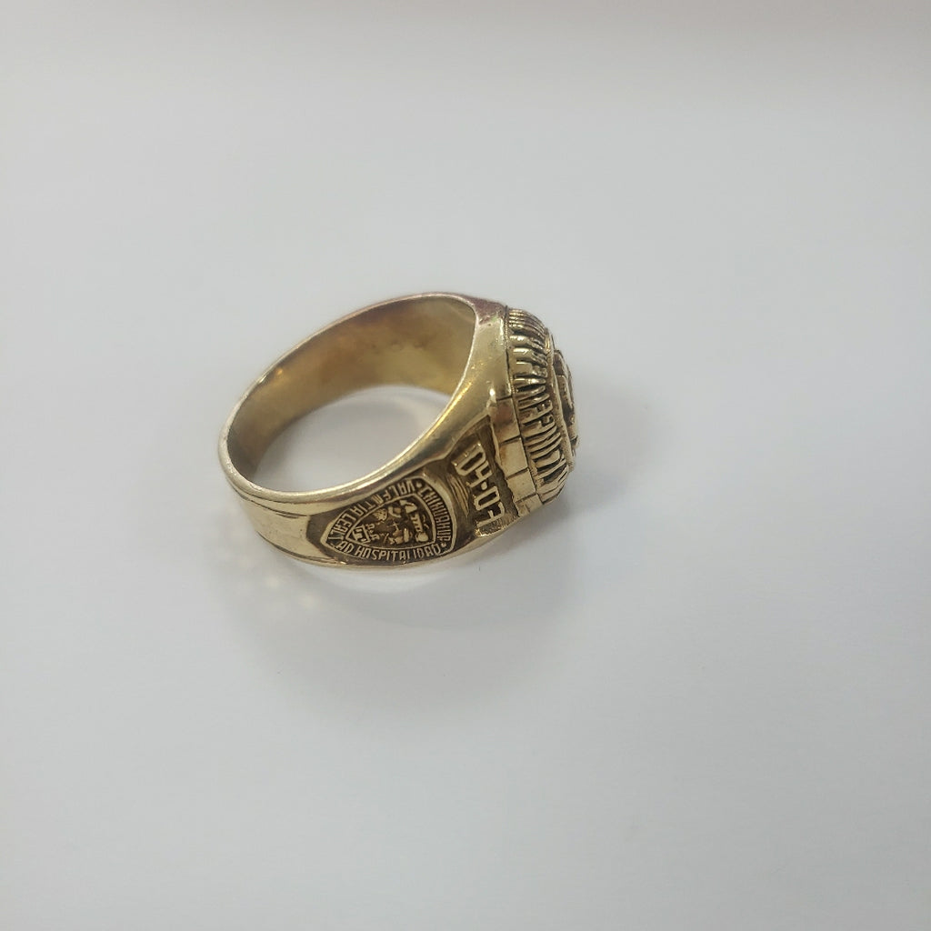 ANILLO DE GRADUACIÓN ORO 10 K 11.3 GRMS (SEMINUEVO)
