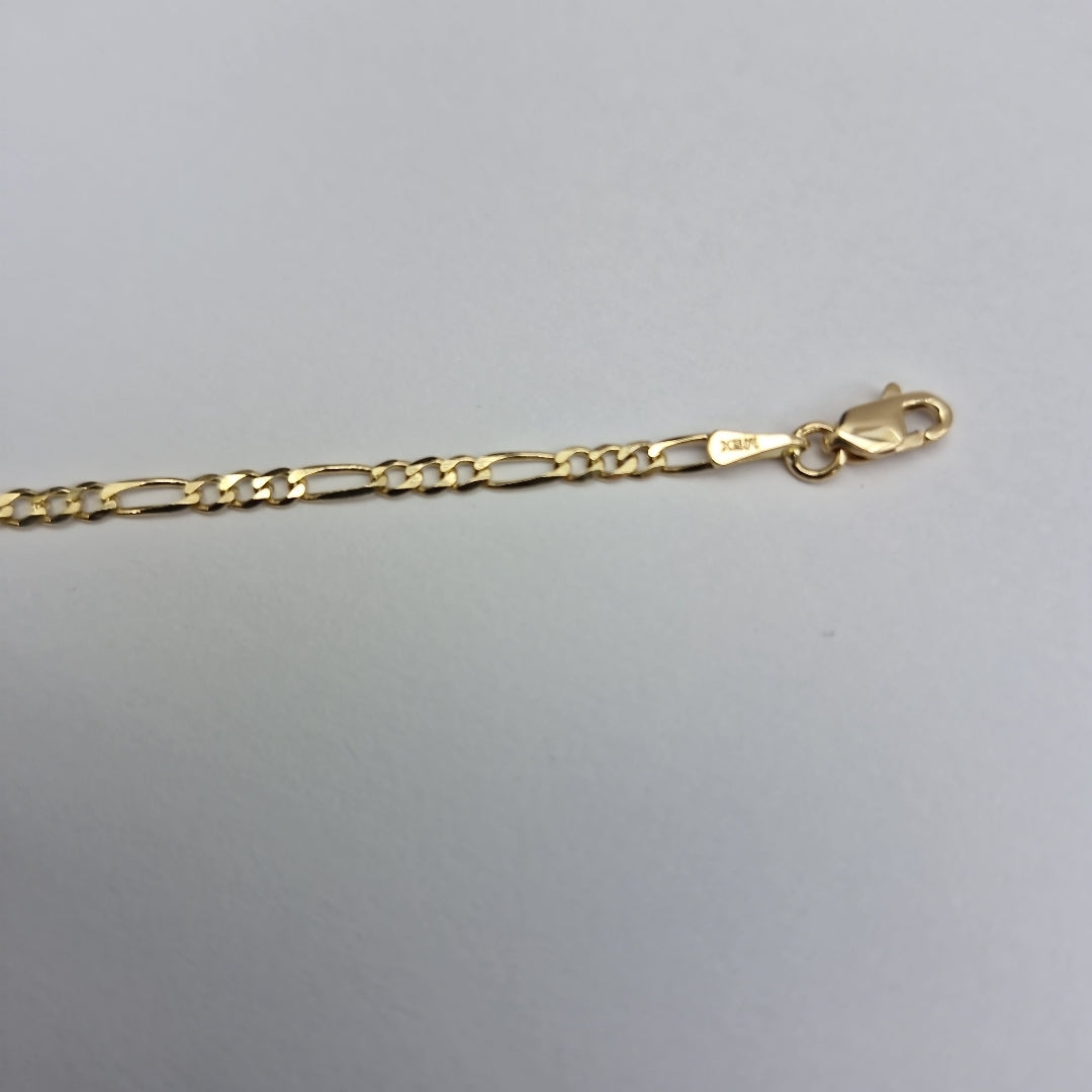 PULSERAS 3X1 ORO 14K 18 CM 1.8 GR (NUEVO)