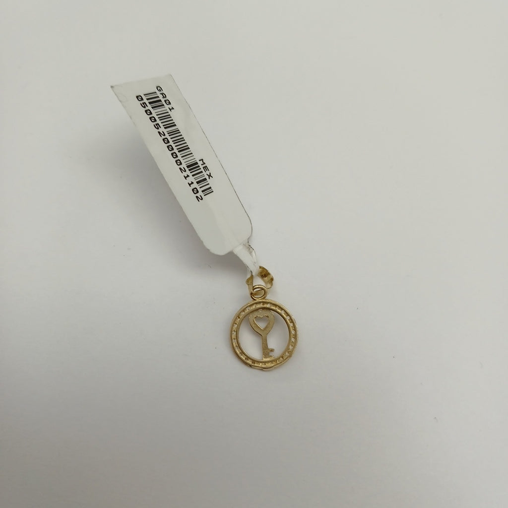 DIJES LLAVE C/CIRCONIAS ORO 10K 0.6 GR (NUEVO)