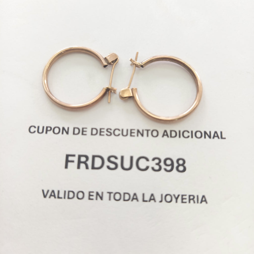 ARRACADAS PAR ORO 8 K 1.8 GRMS (SEMINUEVO)