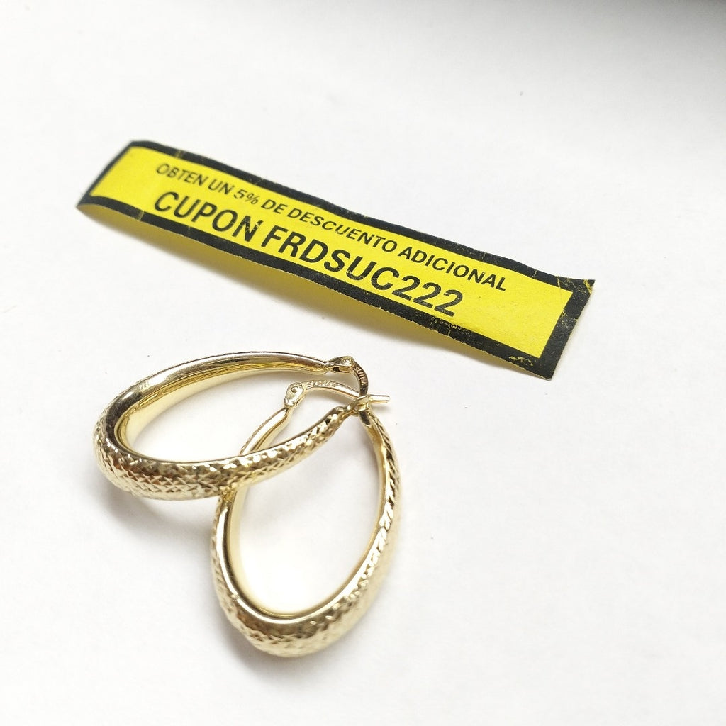 ARRACADAS PAR ORO 14 K 2,90 GRMS (SEMINUEVO)