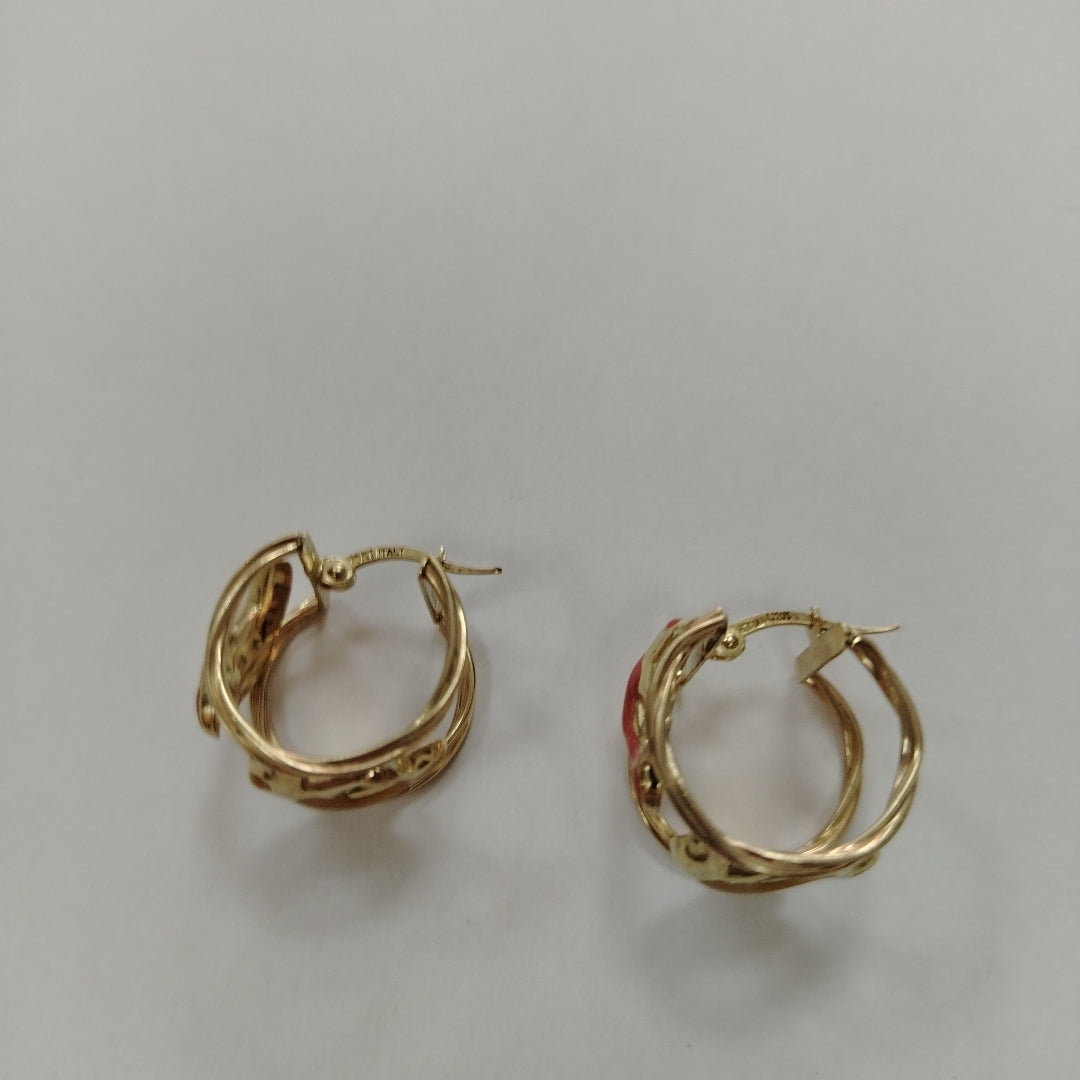 ARETES PAR ORO 10 K 4.1 GRMS (SEMINUEVO)