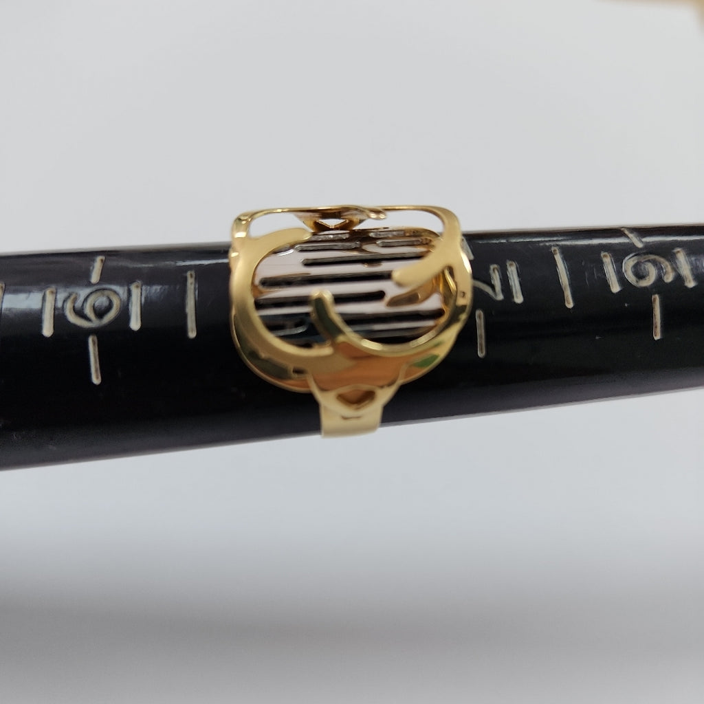 ANILLO ORO, RODIADO 14 K 3.3 GRMS (SEMINUEVO)