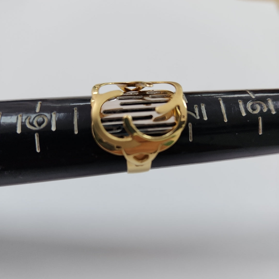 ANILLO ORO, RODIADO 14 K 3.3 GRMS (SEMINUEVO)