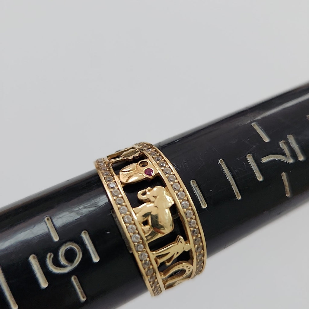 ANILLO ORO 14 K 3.1 GRMS (SEMINUEVO)