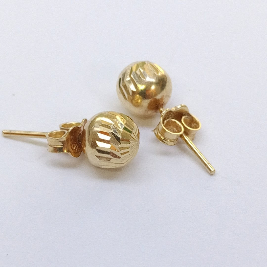 BROQUELES PAR ORO 14 K 1,30 GRMS (SEMINUEVO)