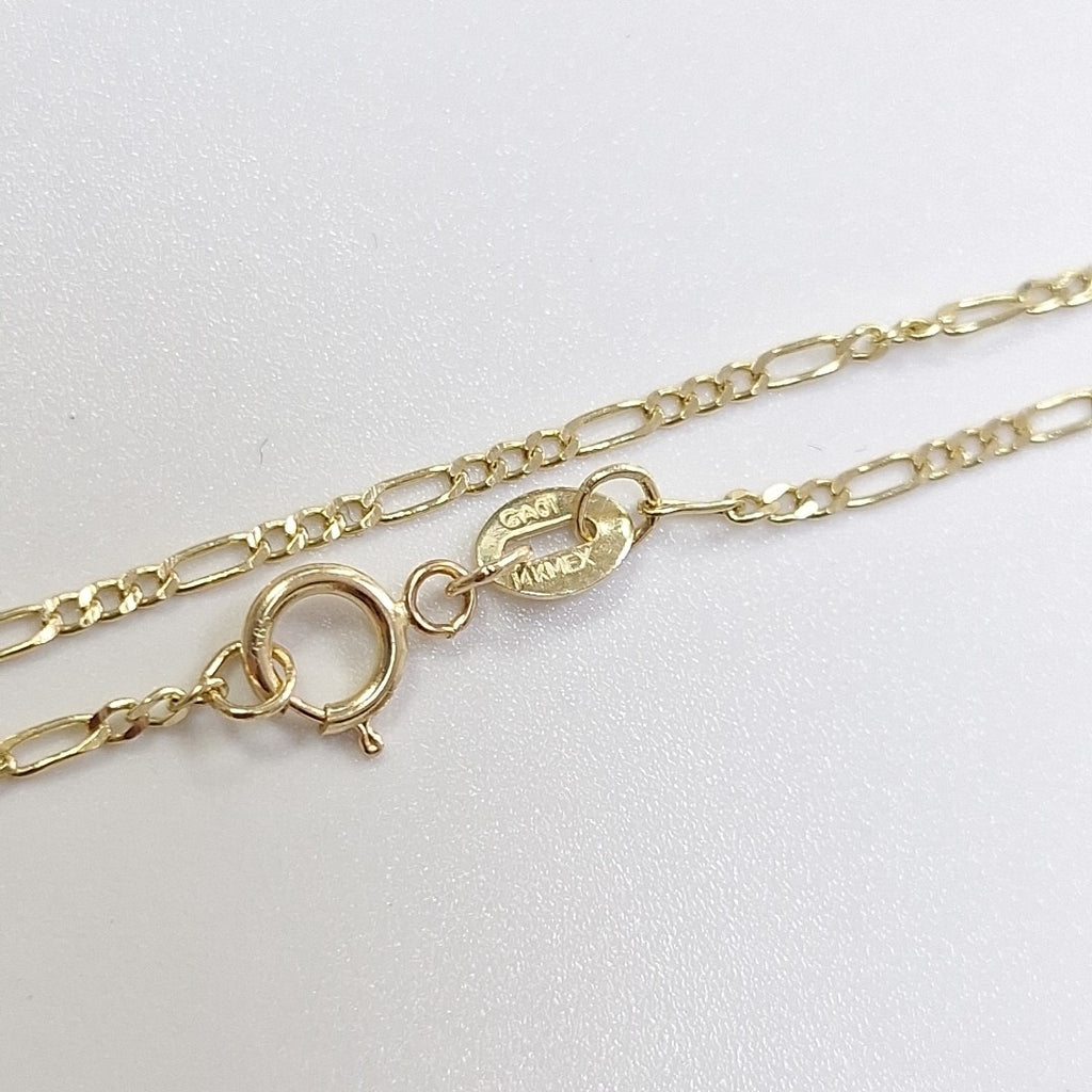 PULSERAS TEJIDO 3X1 ORO 14K 21 CM 1 GR (NUEVO)