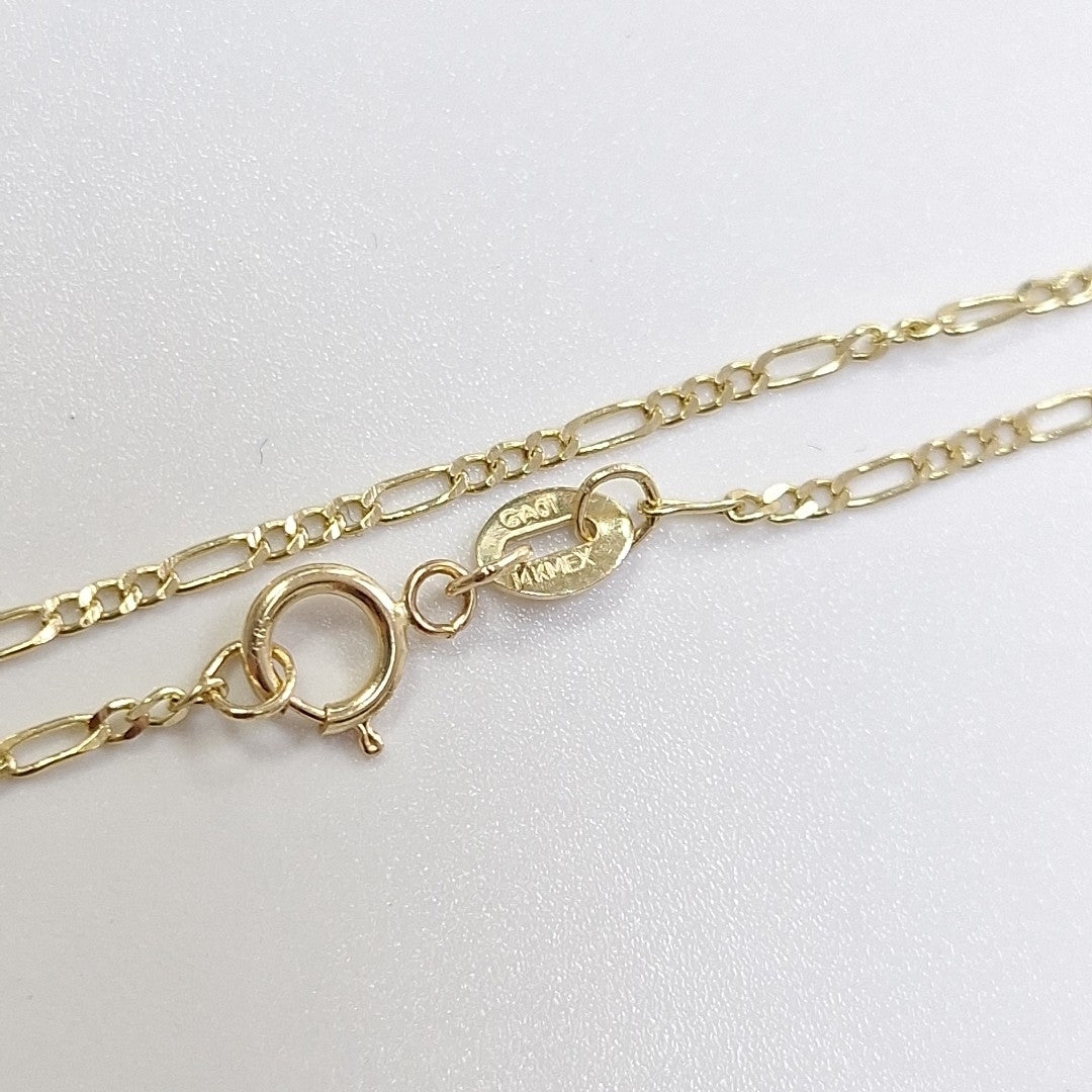 PULSERAS TEJIDO 3X1 ORO 14K 21 CM 1 GR (NUEVO)