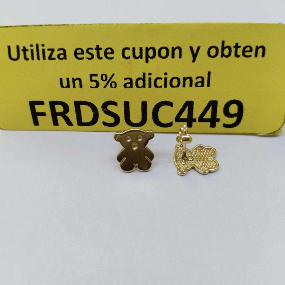 BROQUELES PAR ORO 14 K 1,50 GRMS (SEMINUEVO)
