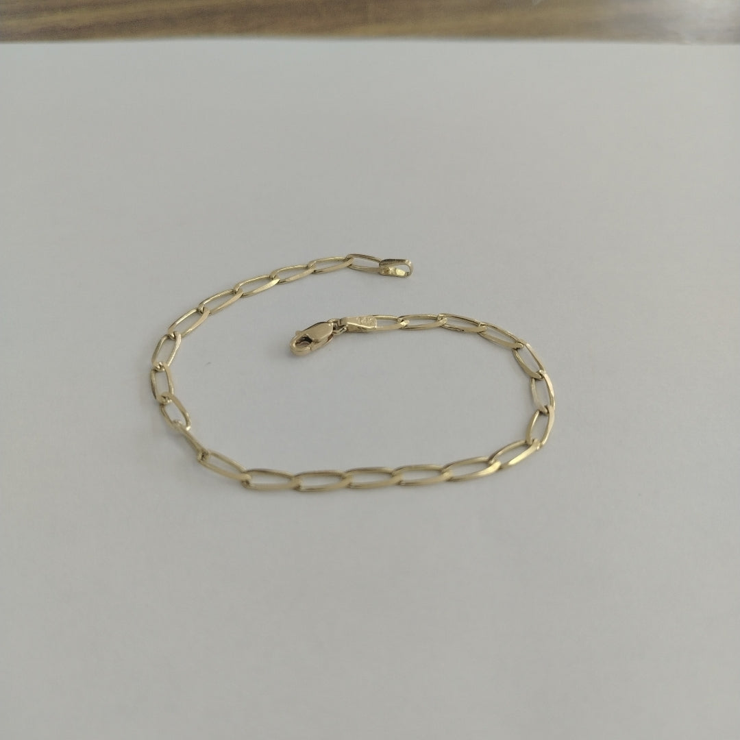 PULSERA TEJIDO ESLABONES 2.6G 18 CM (NUEVO)
