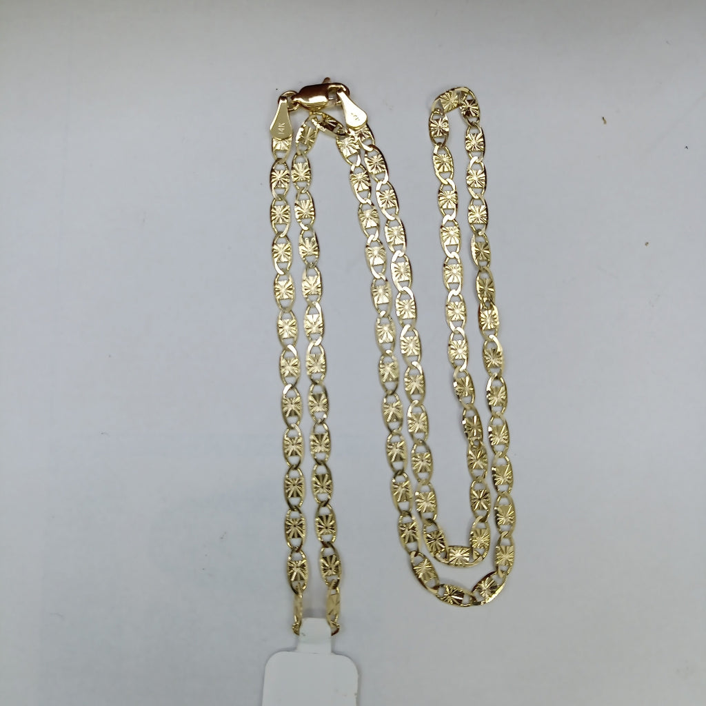 CADENAS GUCHI ORO 14K 55 CM 7.2 GR (NUEVO)