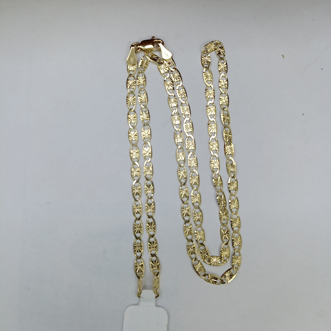 CADENAS GUCHI ORO 14K 55 CM 7.2 GR (NUEVO)