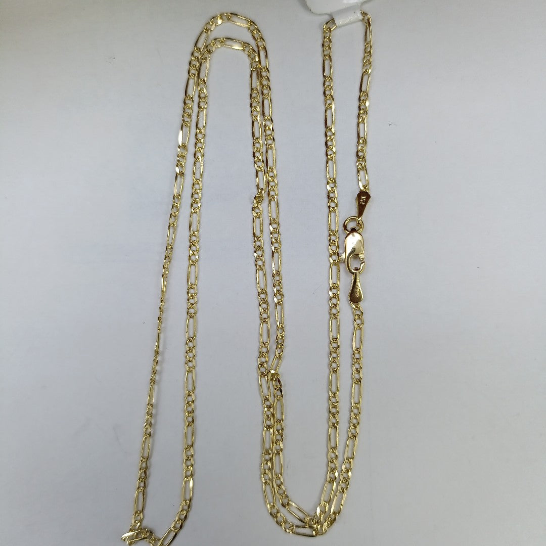 CADENAS 3X1 ORO 14K 55 CM 3.9 GR (NUEVO)