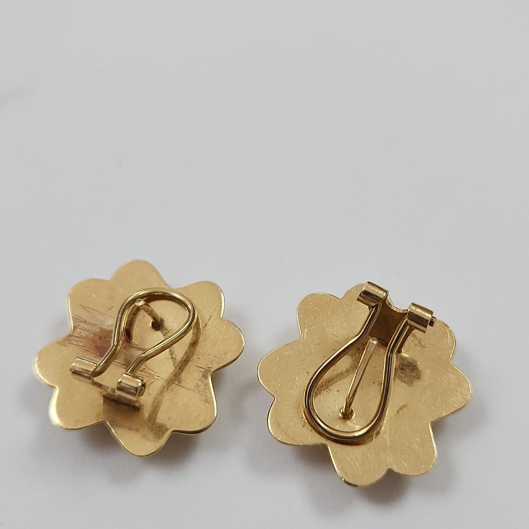 ARETES PAR ORO 14 K 6,00 GRMS (SEMINUEVO)